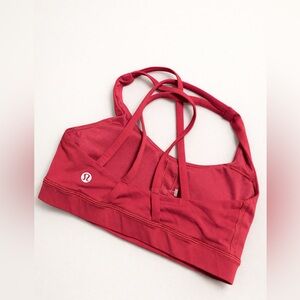 lululemon athletica Vibrant Pink Crossback Sports Bra